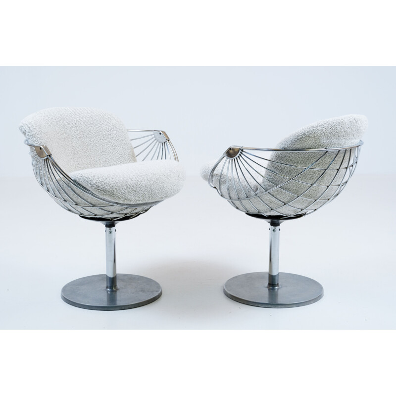 Pair of Atomic vintage chairs by Rudi Verelst 