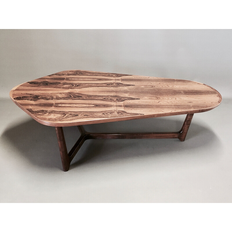 Vintage scandinavian rosewood table 1950