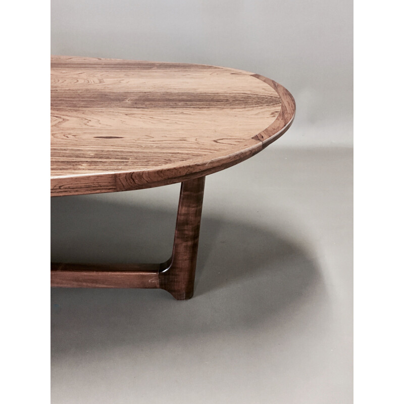 Table vintage palissandre scandinave 1950