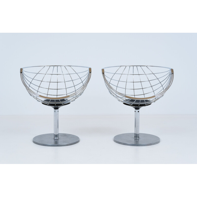 Pair of Atomic vintage chairs by Rudi Verelst 