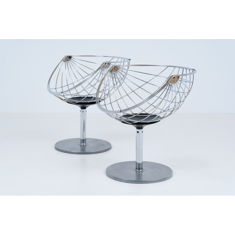 Pair of Atomic vintage chairs by Rudi Verelst 