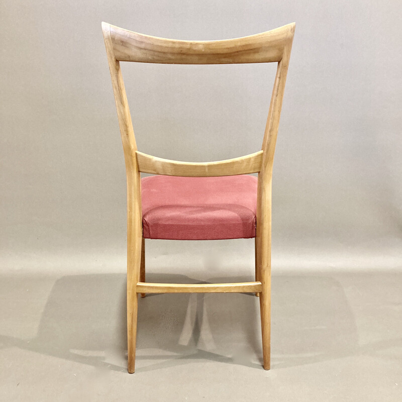 Set of 5 vintage scandinavian chairs 1950's