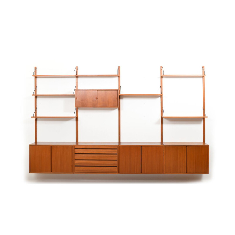 Vintage System in Teak Poul Cadovius Royal Cado Denmark 1960s