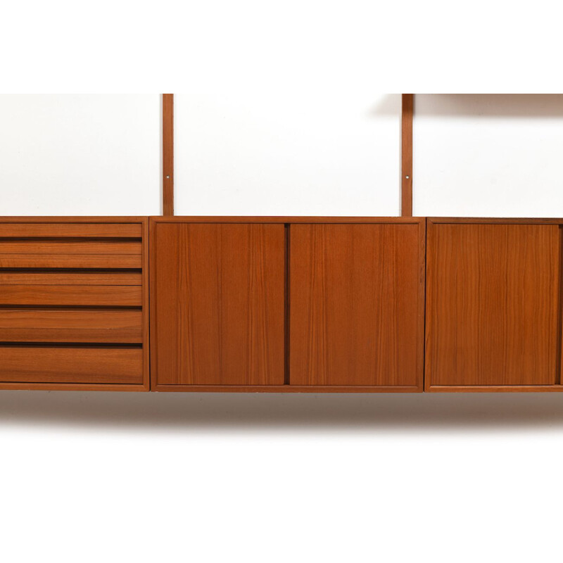 Vintage System in Teak Poul Cadovius Royal Cado Denmark 1960s