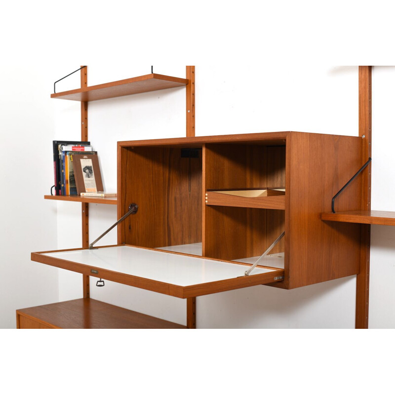 Vintage System in Teak Poul Cadovius Royal Cado Denmark 1960s