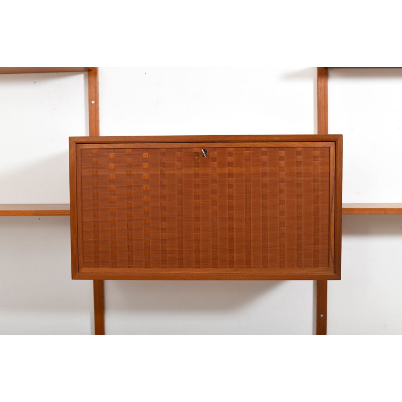 Vintage System in Teak Poul Cadovius Royal Cado Denmark 1960s