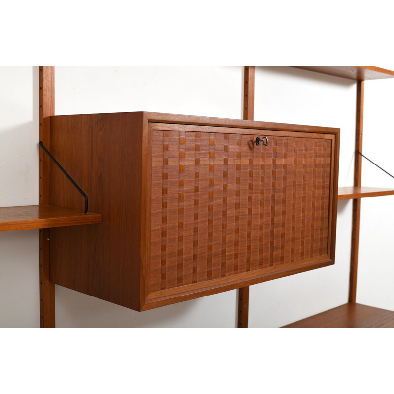 Vintage System in Teak Poul Cadovius Royal Cado Denmark 1960s