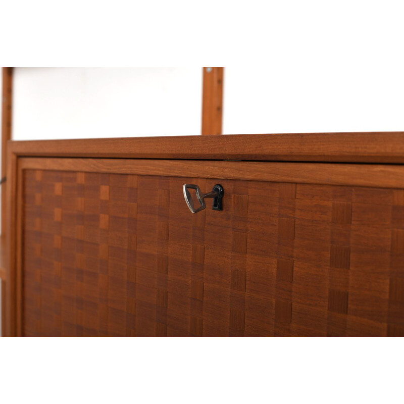 Vintage System in Teak Poul Cadovius Royal Cado Denmark 1960s