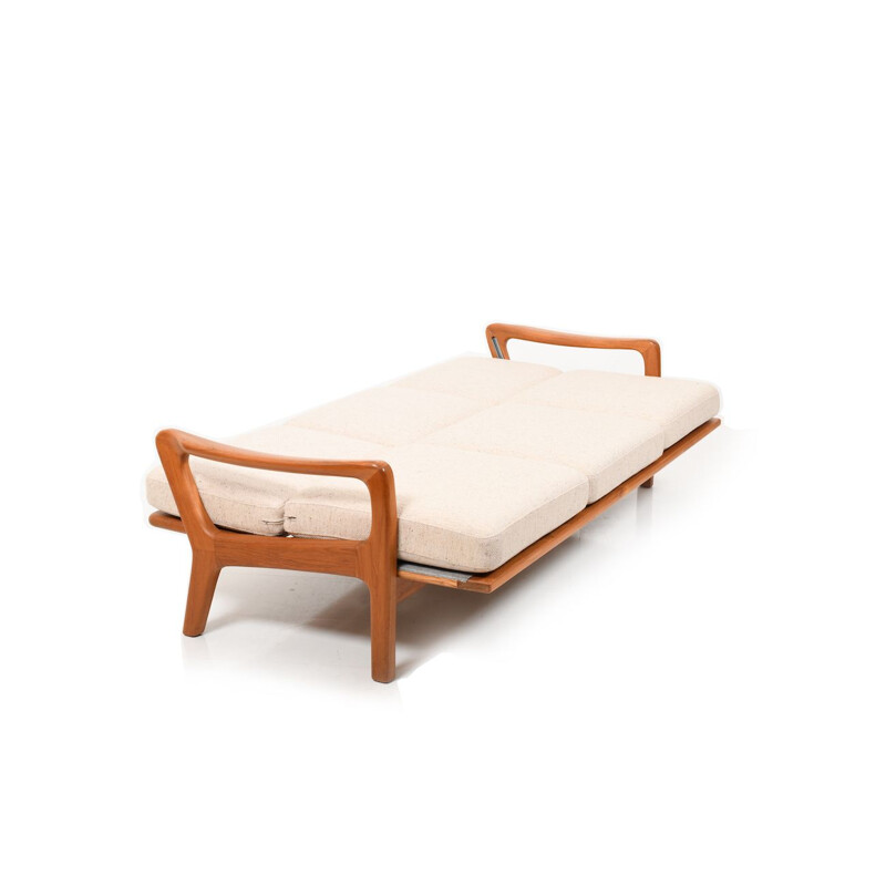 Vintage Teak 3-Seater Loungesofa  Daybed by Jens-Juul Christensen Danish 1970