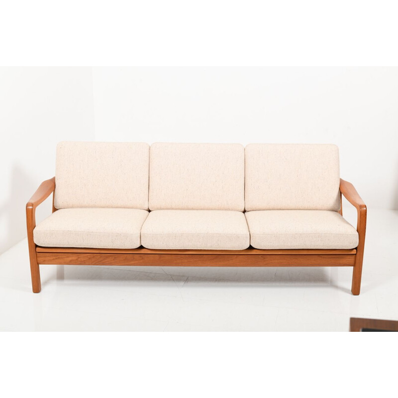 Vintage Teak 3-Seater Loungesofa  Daybed by Jens-Juul Christensen Danish 1970