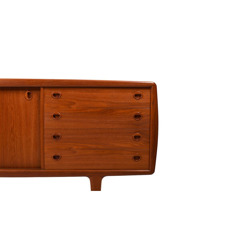 Mid Century Teak Sideboard by H.P. Hansen Danish 1960