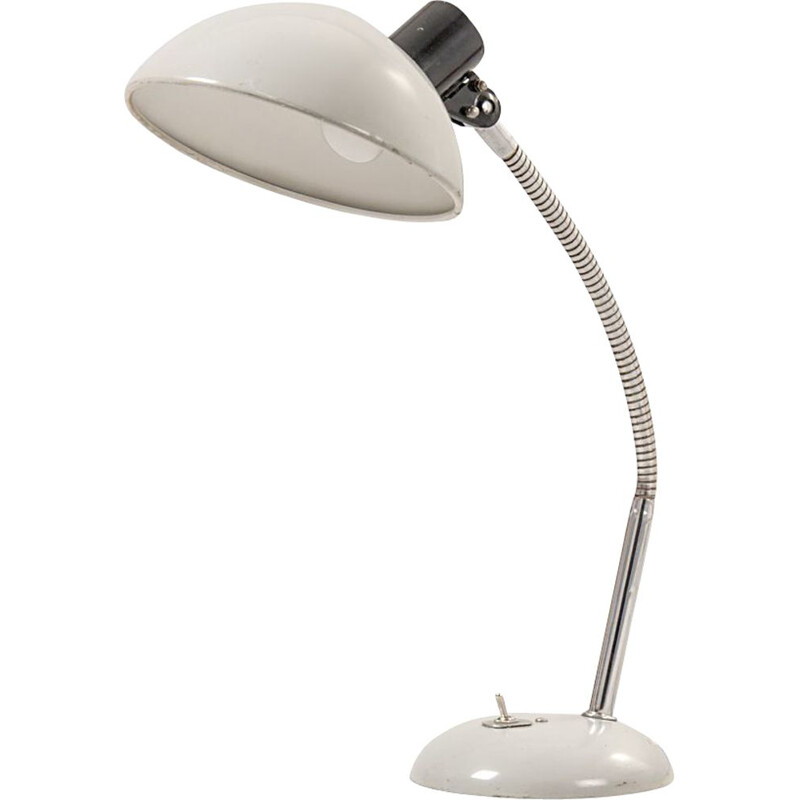 Vintage grey table lamp by Kaiser Idell, France 1950