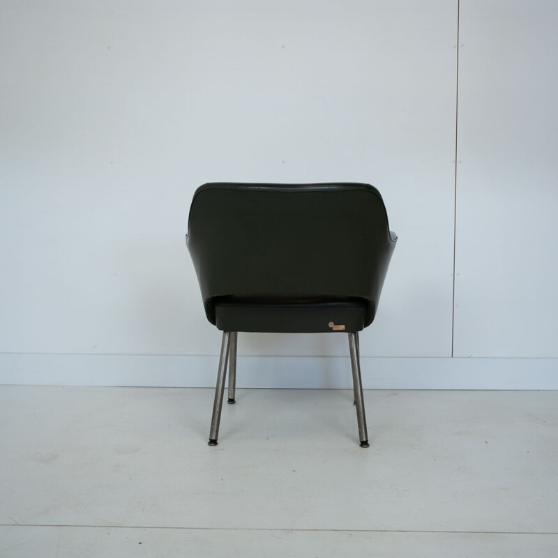 Vintage Sessel in Kunstleder Mobiltecnica Torino Italienisch 1980