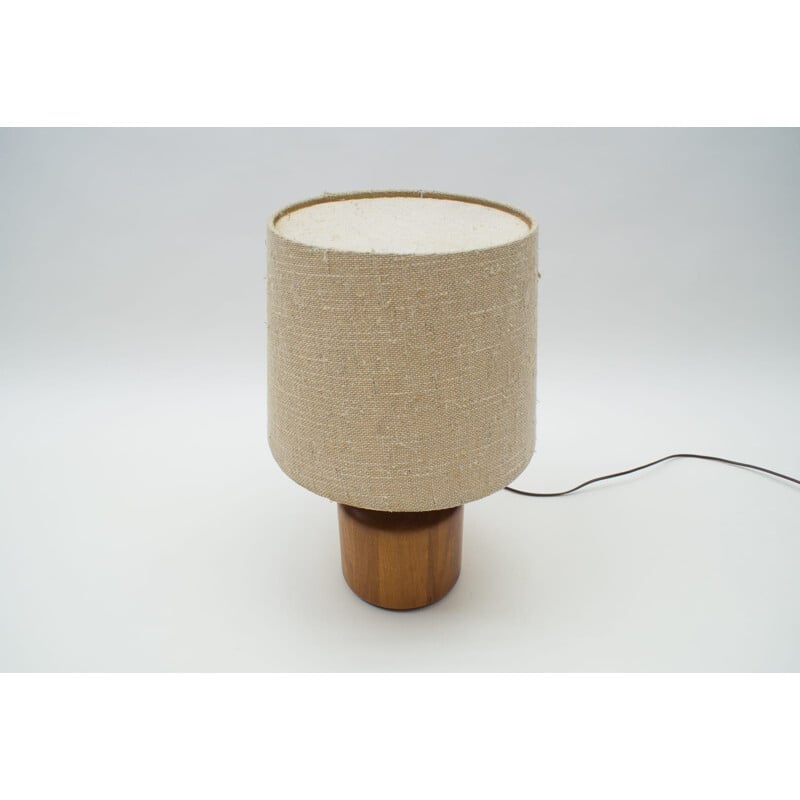 Vintage Teak Table Lamp, Danish 1960s