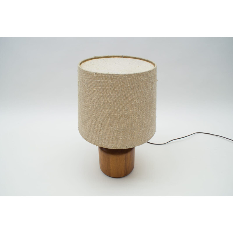 Vintage Teak Table Lamp, Danish 1960s