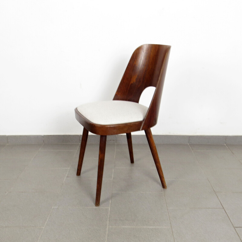 Vintage Dining chair by Oswald Haertl Czechoslovakia 1960s