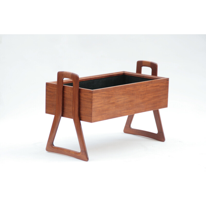 Vintage teak planter or planter, Scandinavian 1960