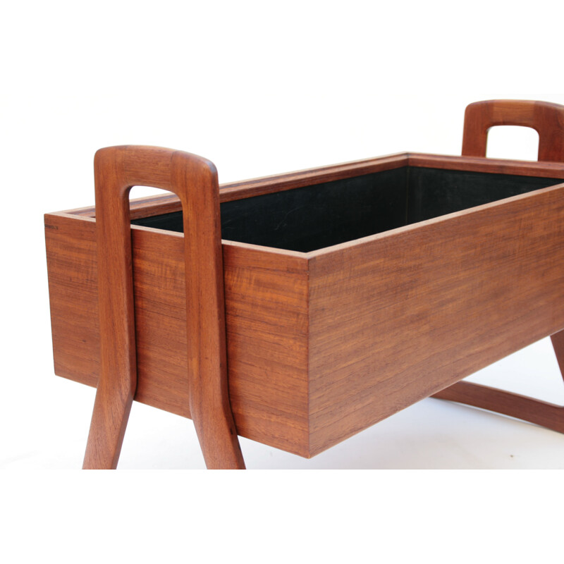 Vintage teak planter or planter, Scandinavian 1960