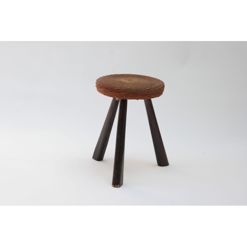 Tabouret vintage tripode 1960