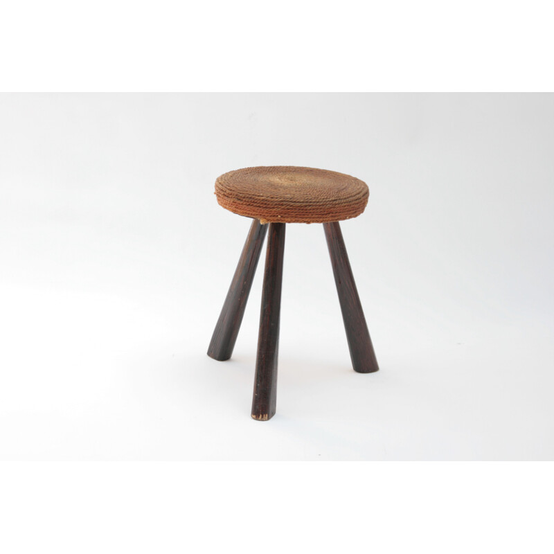 Vintage tripod stool 1960