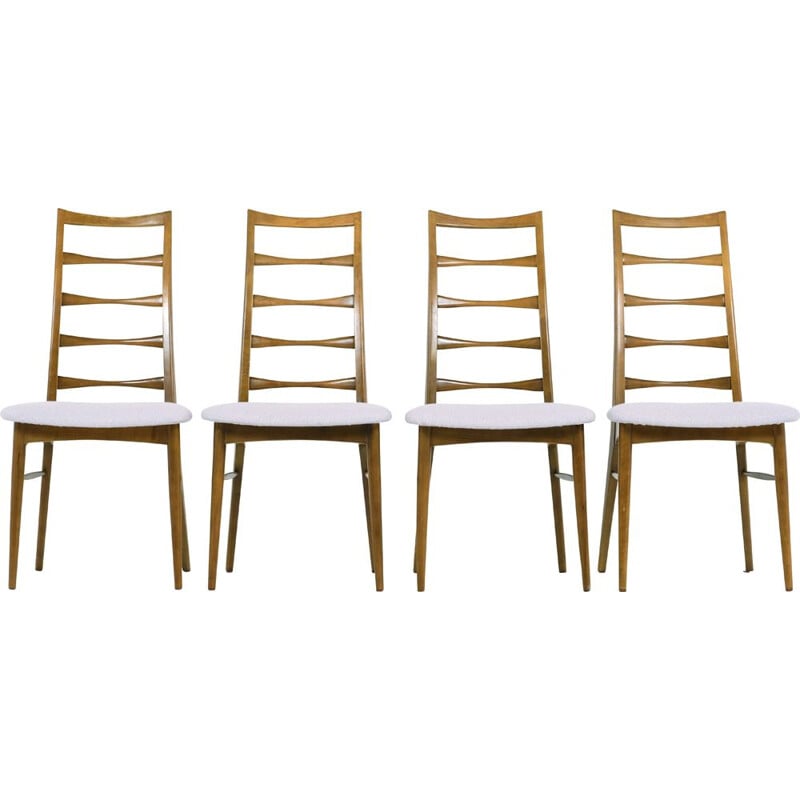Conjunto de 4 cadeiras Liz vintage de Niels Koefoed, 1960