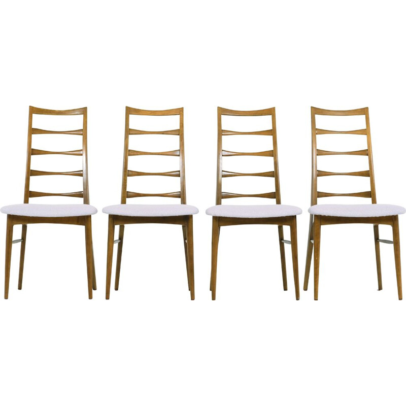 Set van 4 vintage Liz stoelen van Niels Koefoed, 1960