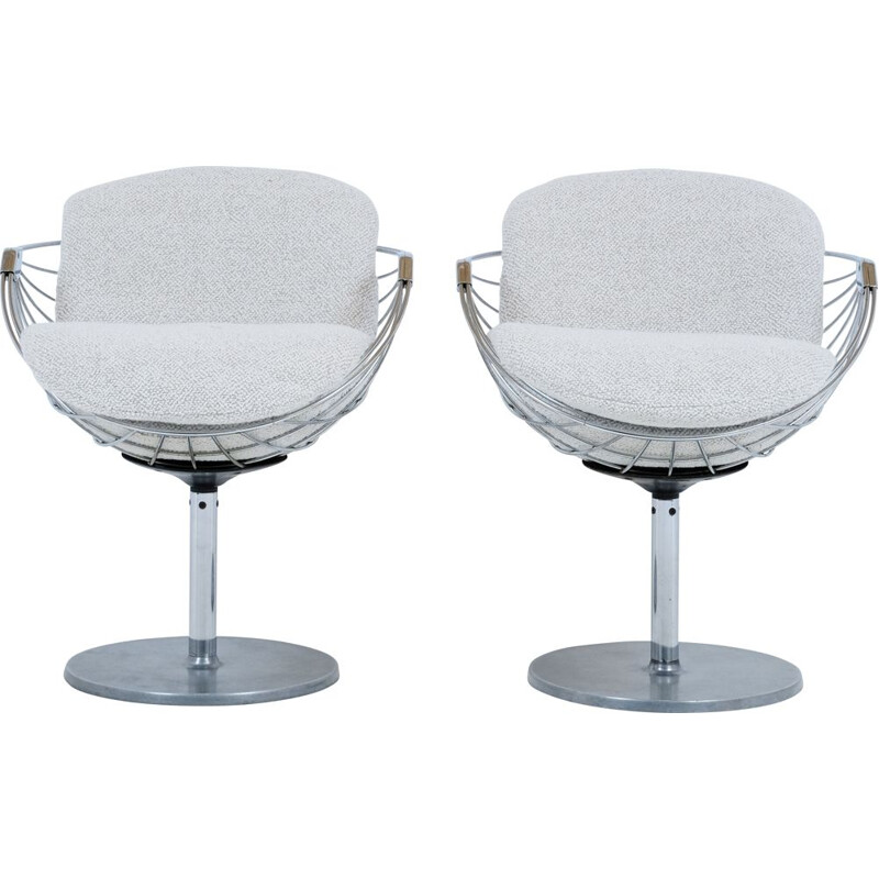 Pair of Atomic vintage chairs by Rudi Verelst 