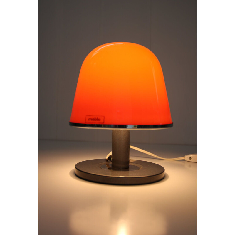 Lampe de table vintage de Franco Bresciani pour Meblo, Guzzini Kuala 1970