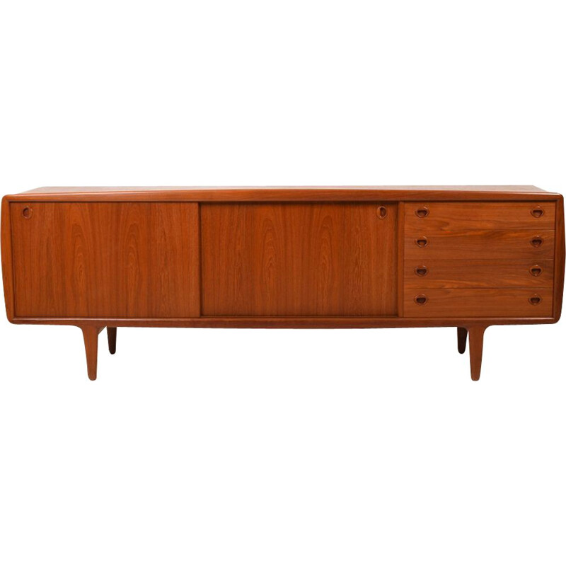 Mid Century Teak Sideboard by H.P. Hansen Danish 1960