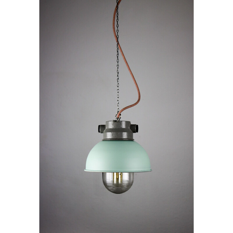 Kleine industriële vintage hanglamp van TEP