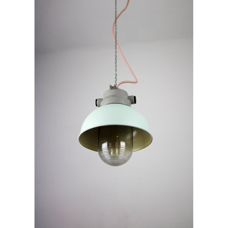 Kleine industriële vintage hanglamp van TEP