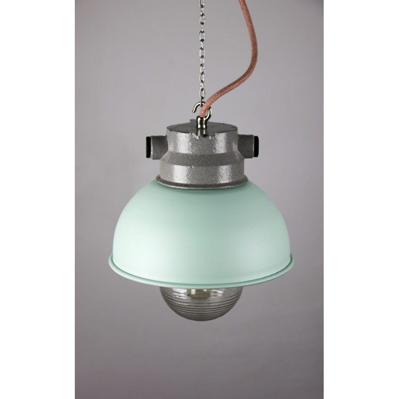 Kleine industriële vintage hanglamp van TEP