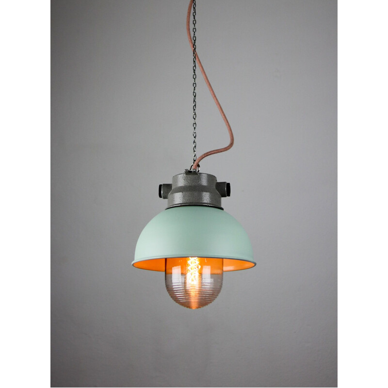 Petite lampe vintage industrielle suspendue de TEP