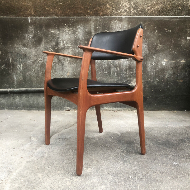 Fauteuil vintage modèle 49 par Erik Buch, 1960