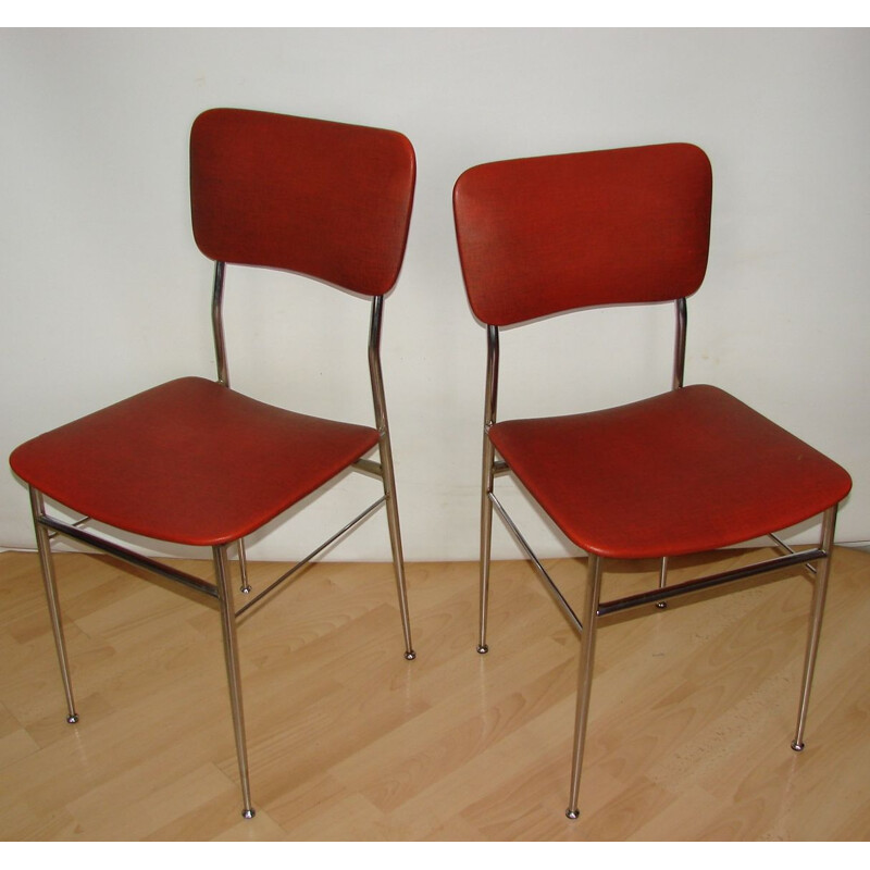Coppia di sedie vintage 1970