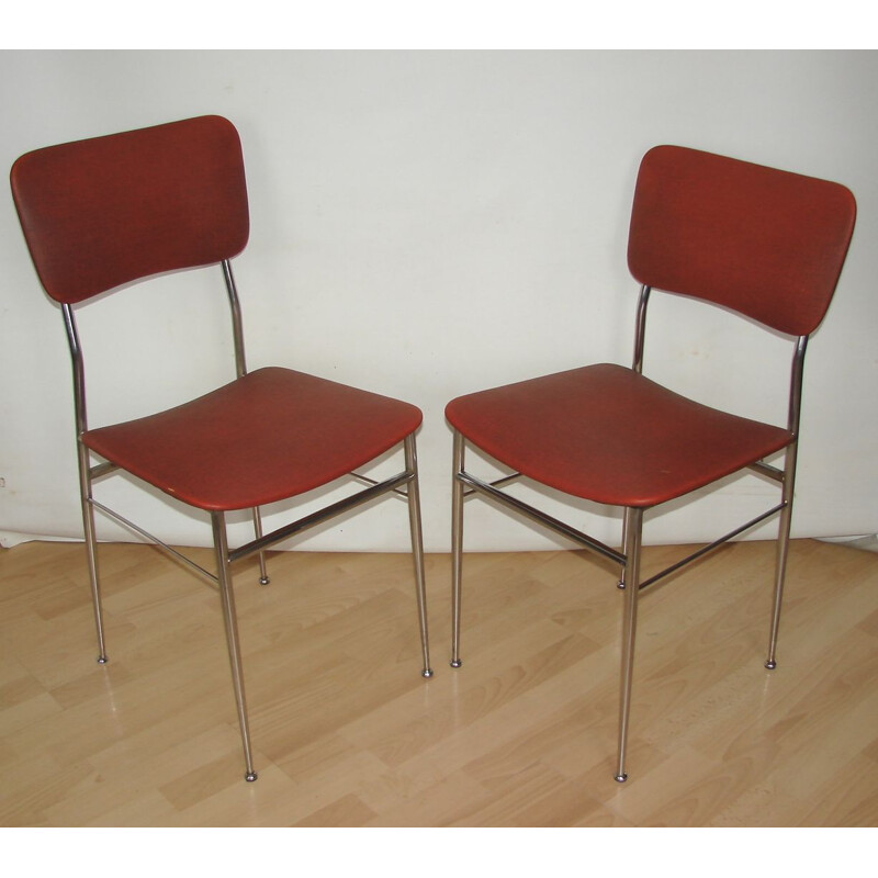 Paire de chaises vintage 1970