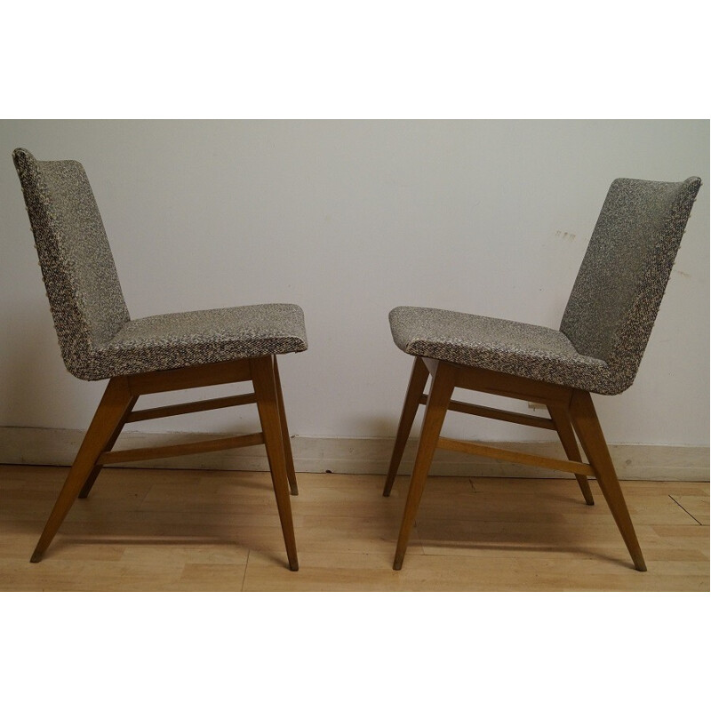 Pair of vintage chairs Compass - 1950s 