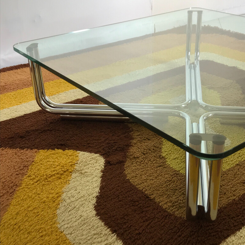 Vintage coffee table model 784 by Gianfranco Frattini for Cassina Italy 1969