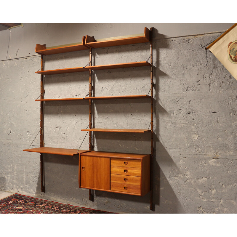 Vintage wall unit by John Texmon Norway 1960