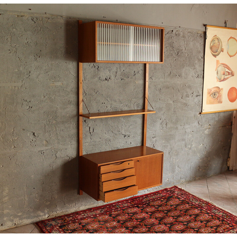 Vintage Wall Unit System by Tørbjorn Afdal, Bruksbko 1960s