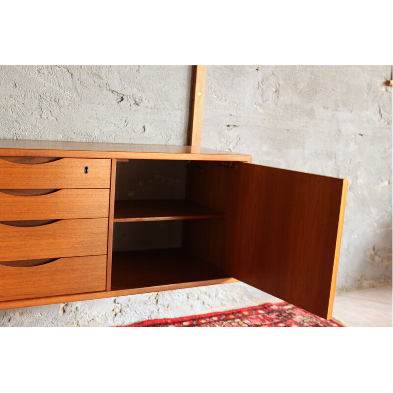 Vintage Wall Unit System by Tørbjorn Afdal, Bruksbko 1960s