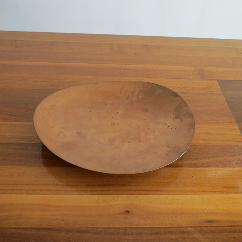 Vintage Copper Bowl By Einar Dragsted Denmark 1960s