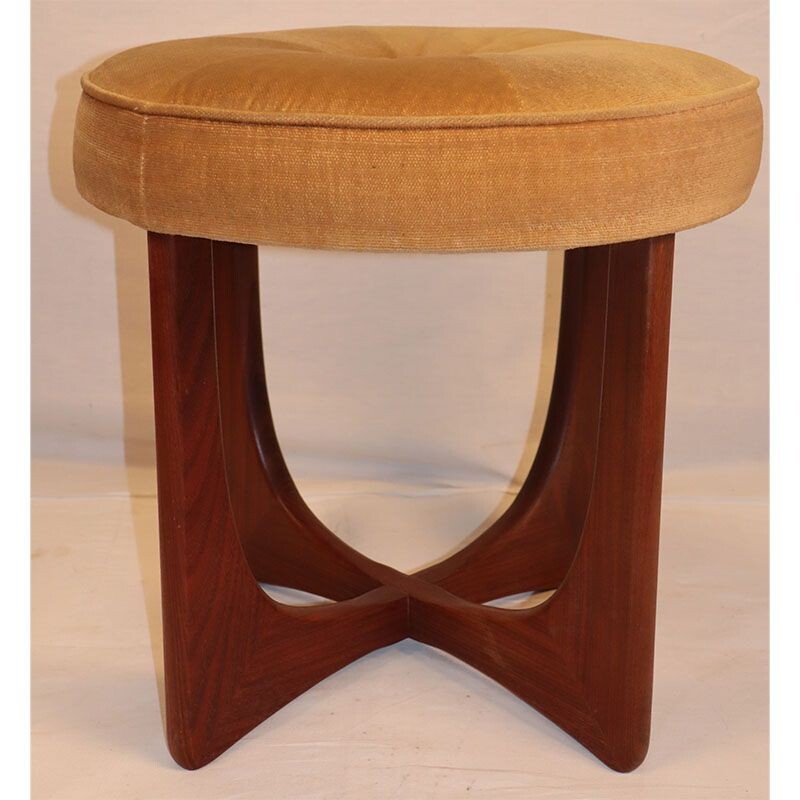 Tabouret vintage G Plan en teck scandinave 1960