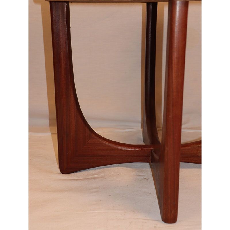 Vintage G Plan Scandinavian teak stool 1960