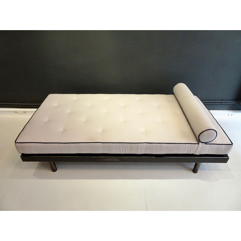 Vintage Bed "SCAL" n 450, 90cm wide, by Jean Prouvé