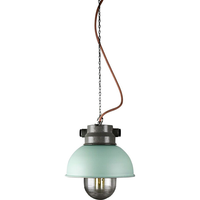 Small vintage industrial pendant lamp TEP