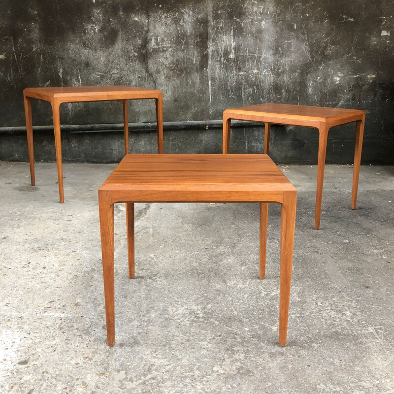 Vintage nesting tables by Johannes Andersen, 1960