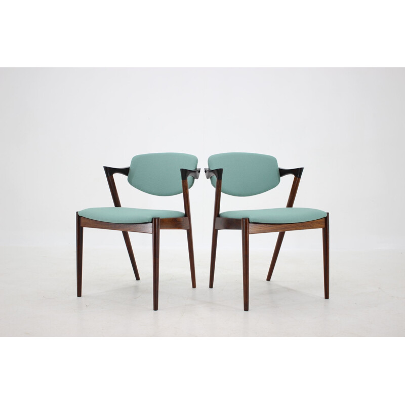 Vintage Model 42 Rosewood Dining Room Set Kai Kristiansen 1970s