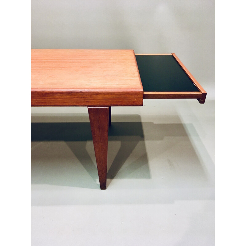 Vintage teak coffee table Johannes Andersen scandinavian 1950