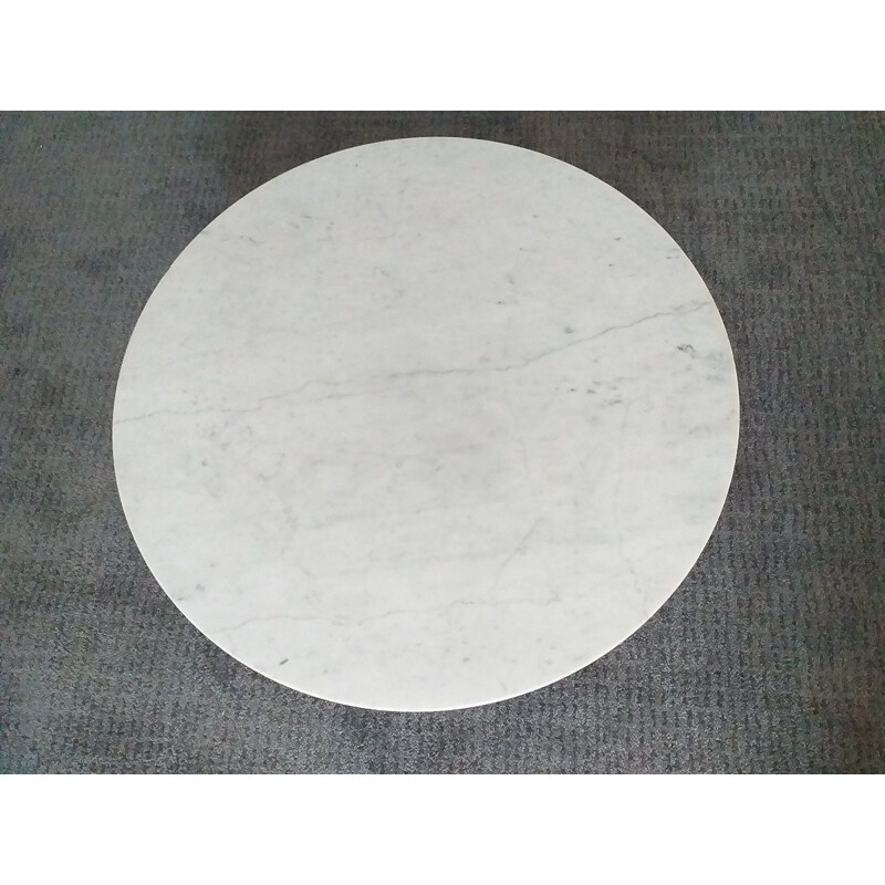 Vintage tulip coffee table Knoll Saarinen marble 1970